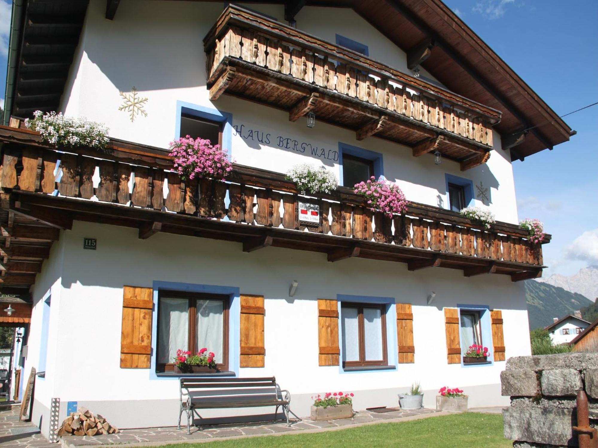 Elegant Apartment in Bichlbach with Terrace Exterior foto